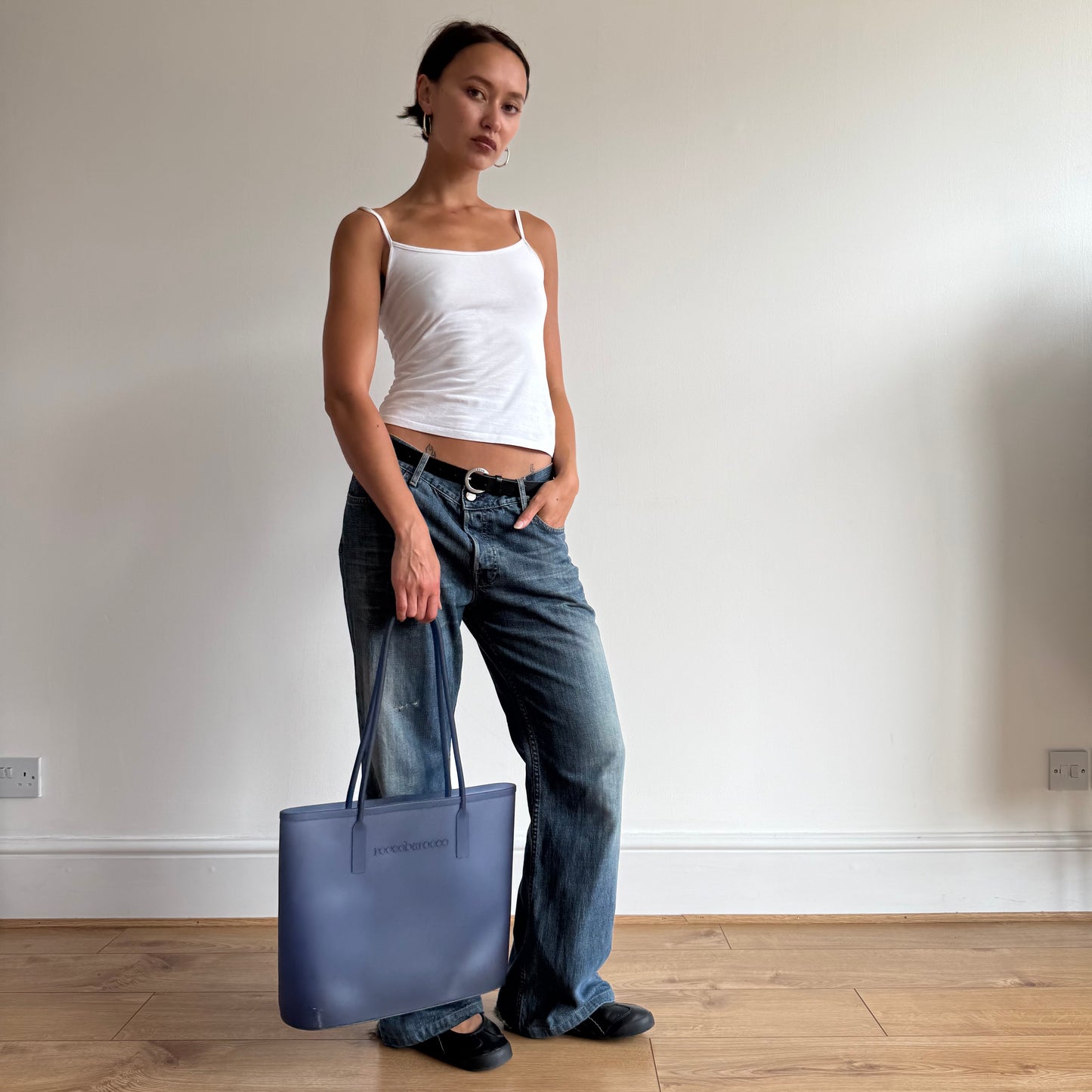 Navy large jelly bag - One Size
