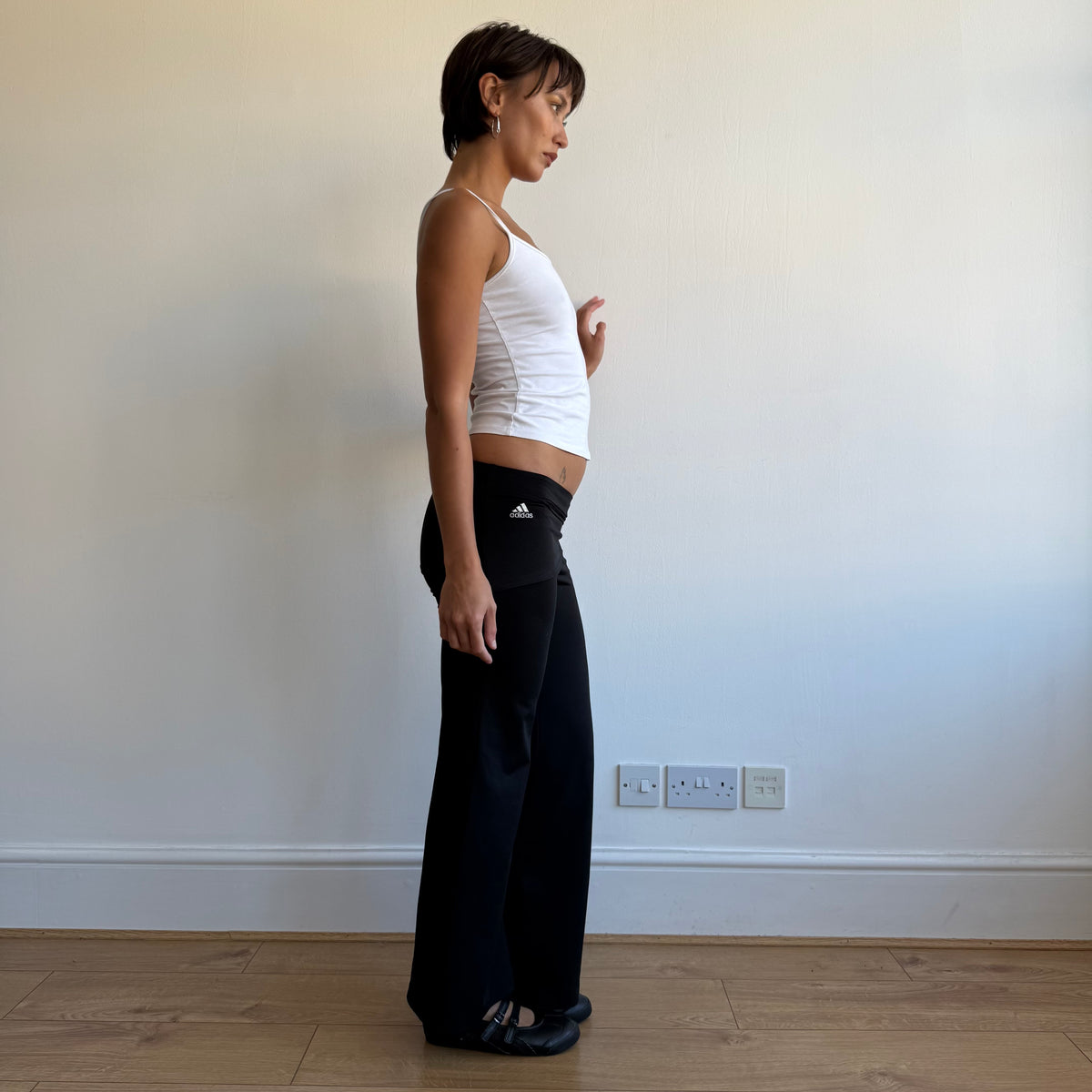 Black skirt Adidas pants - Size XS