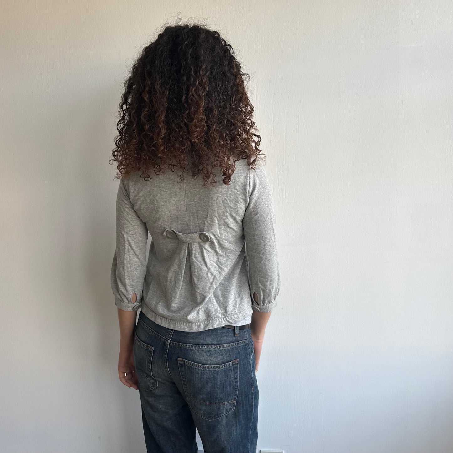 Grey peacoat jumper - Size S