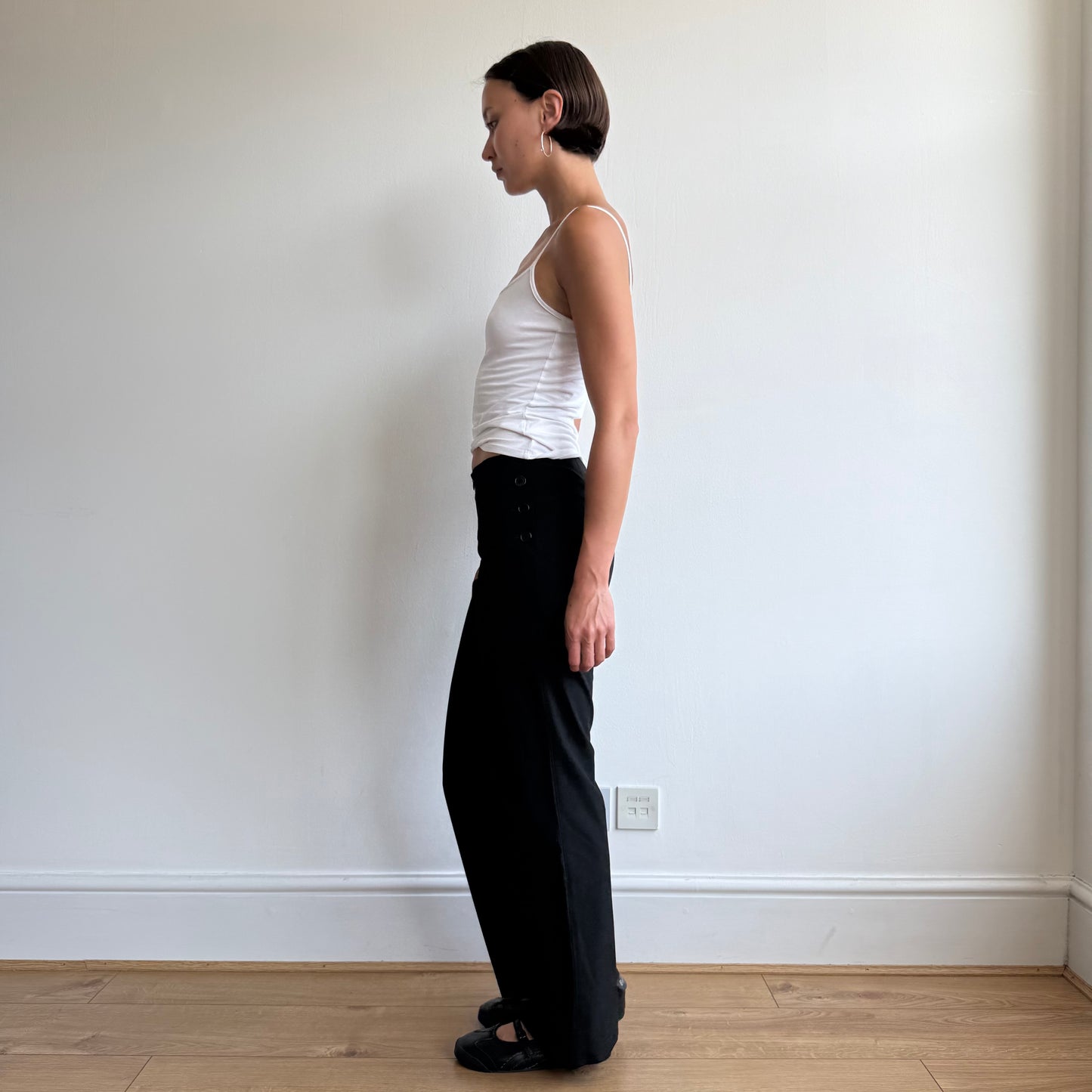 Black Cop Copine sailor trousers - Size S