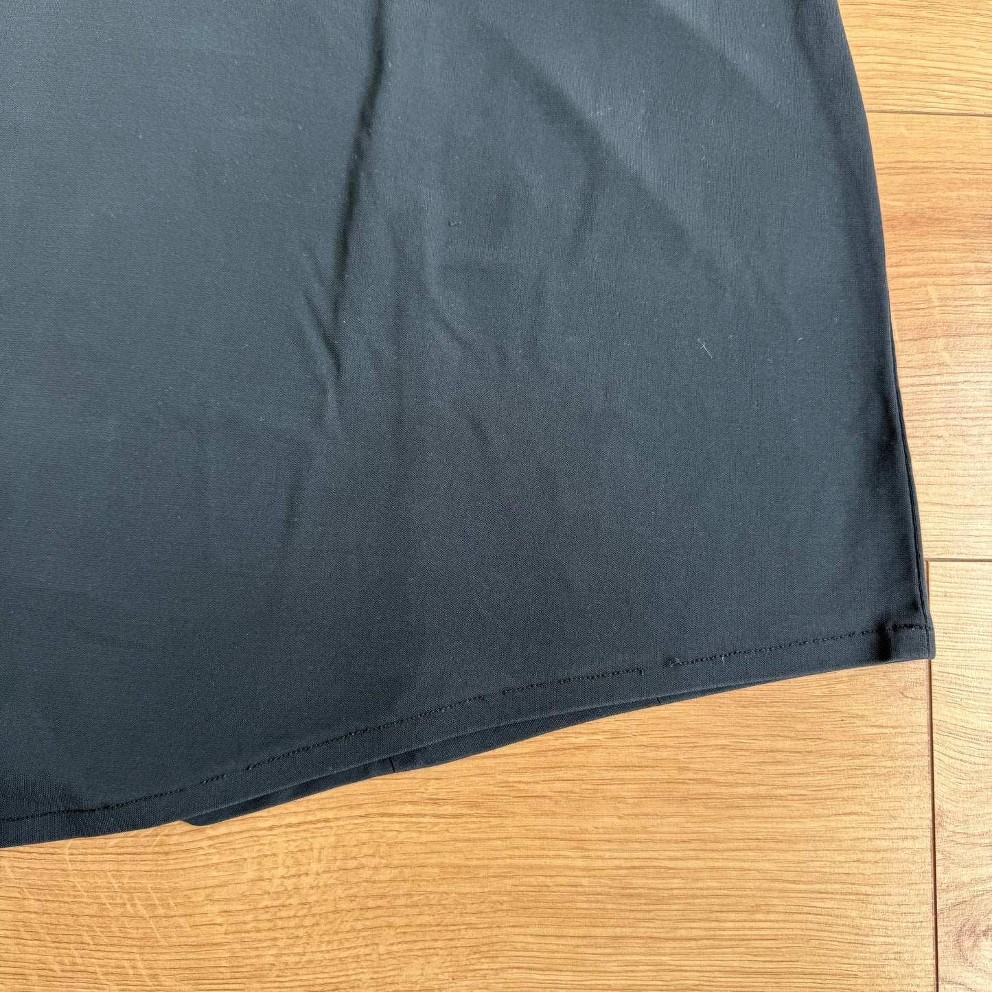 Black asymmetric 90s dress - Size XS