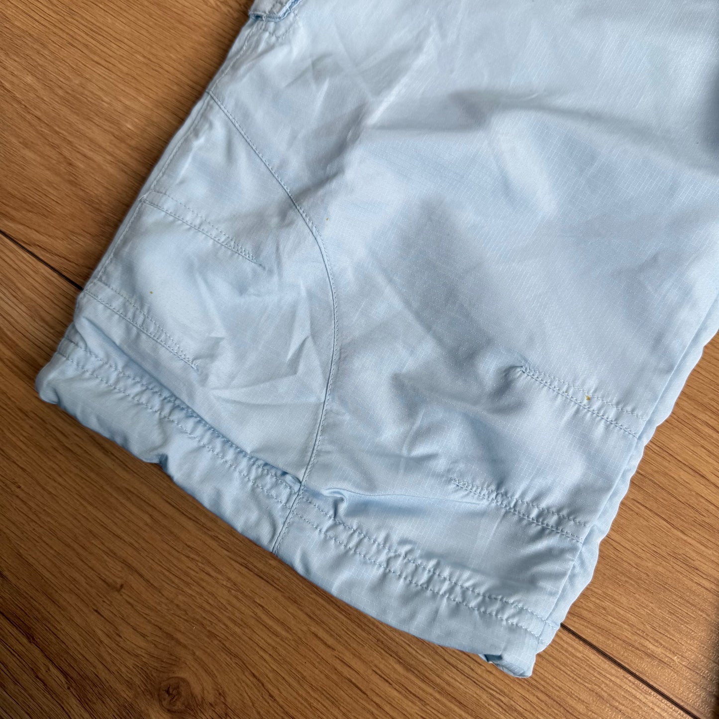 Baby blue Adidas cargo capris - Size XS
