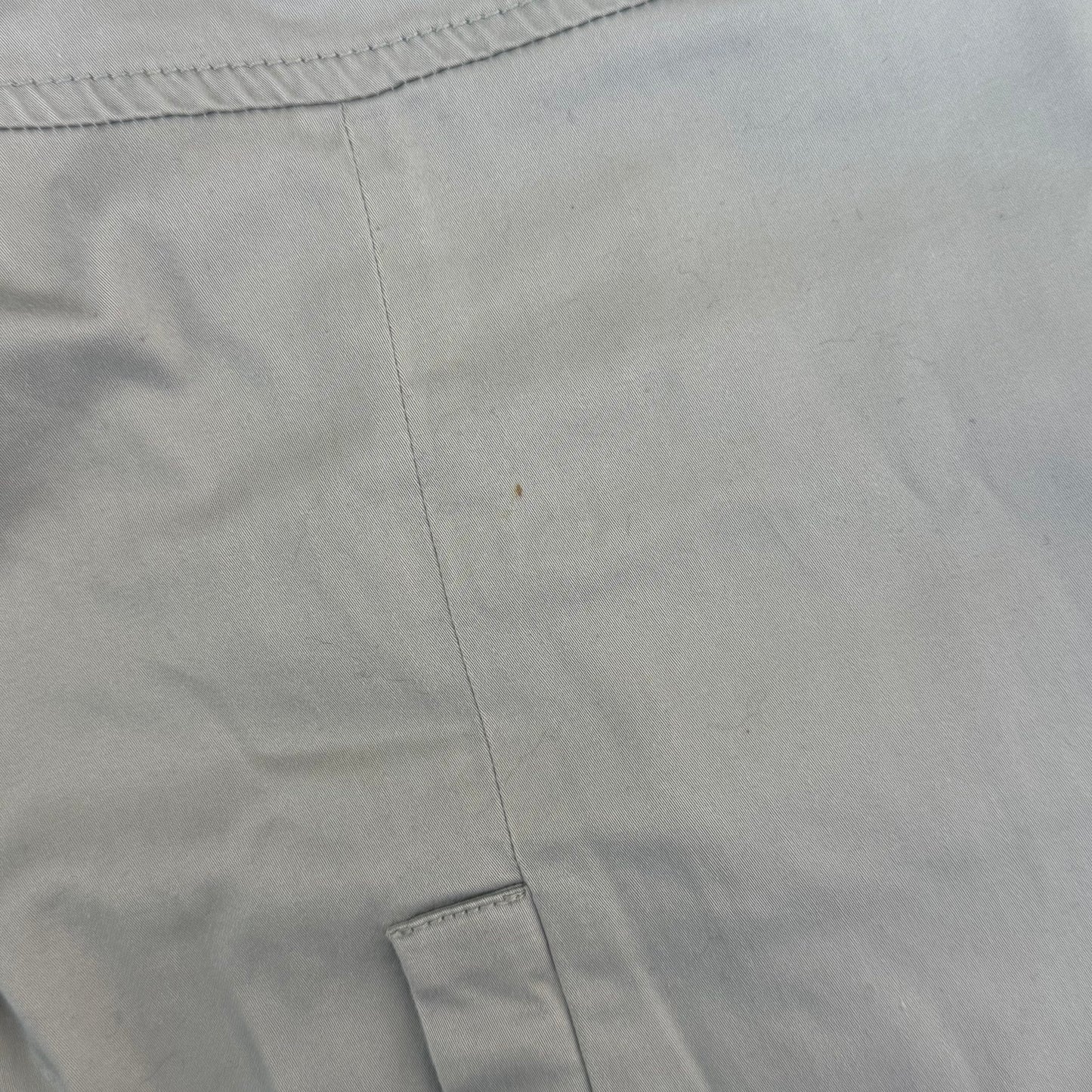 Light grey 3/4 sleeve swing peacoat - Size M