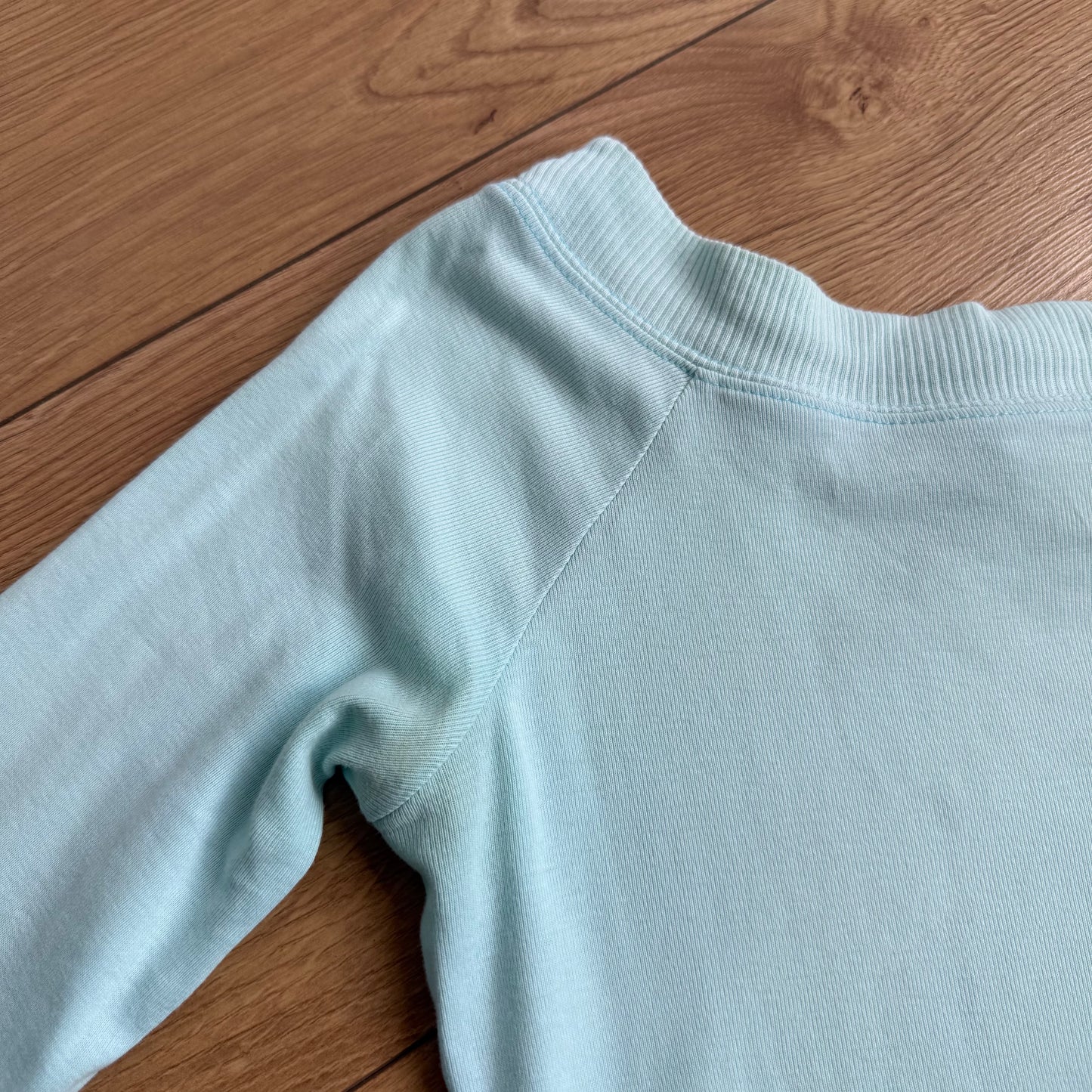 Turquoise 3/4 sleeve top - Size XS