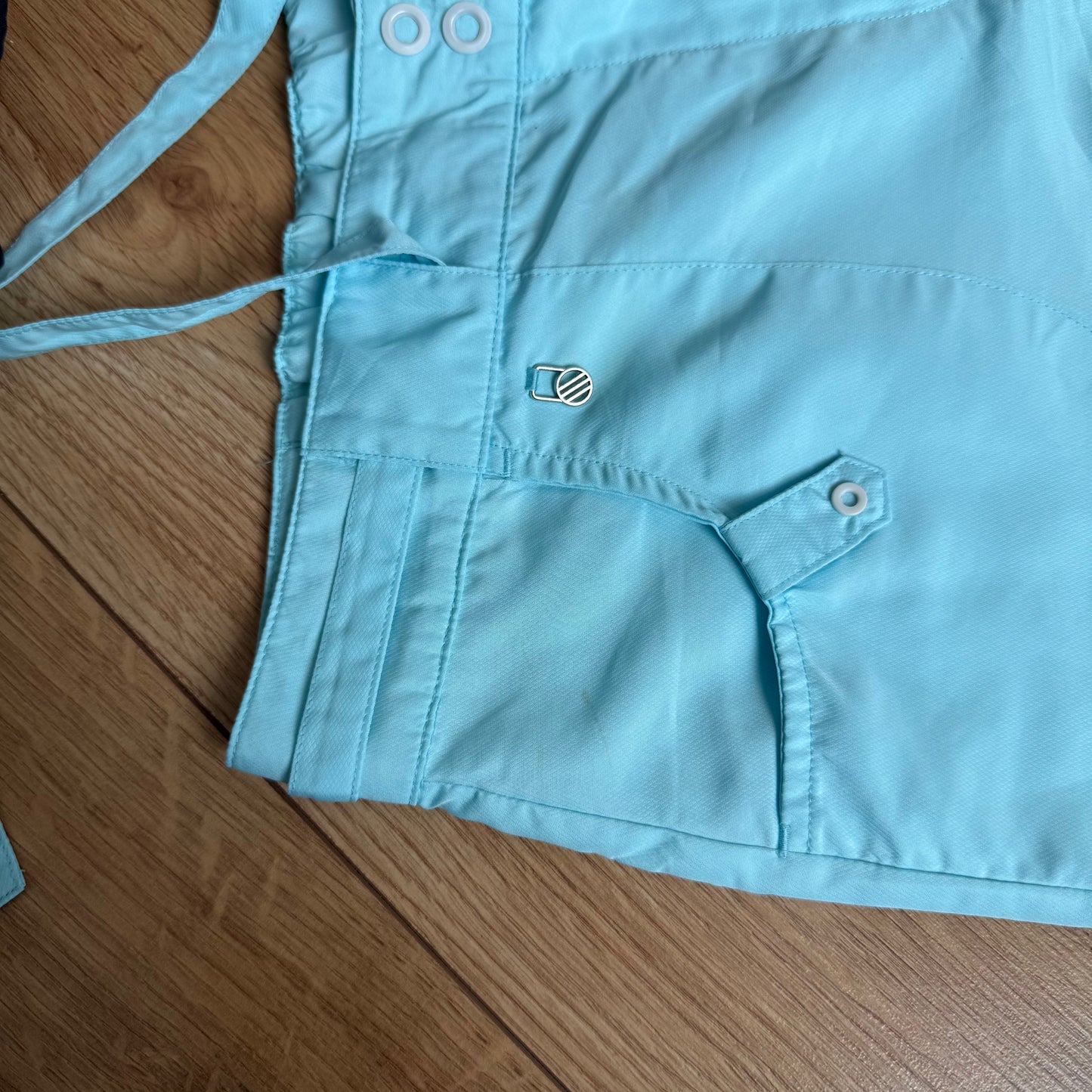 Turquoise Adidas capris - Size S/M