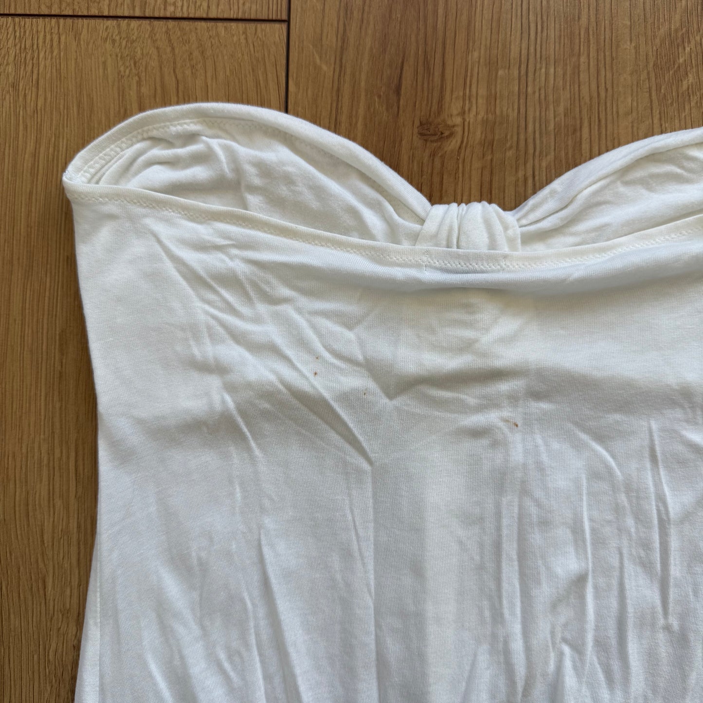 White bandeau bubble dress - Size S