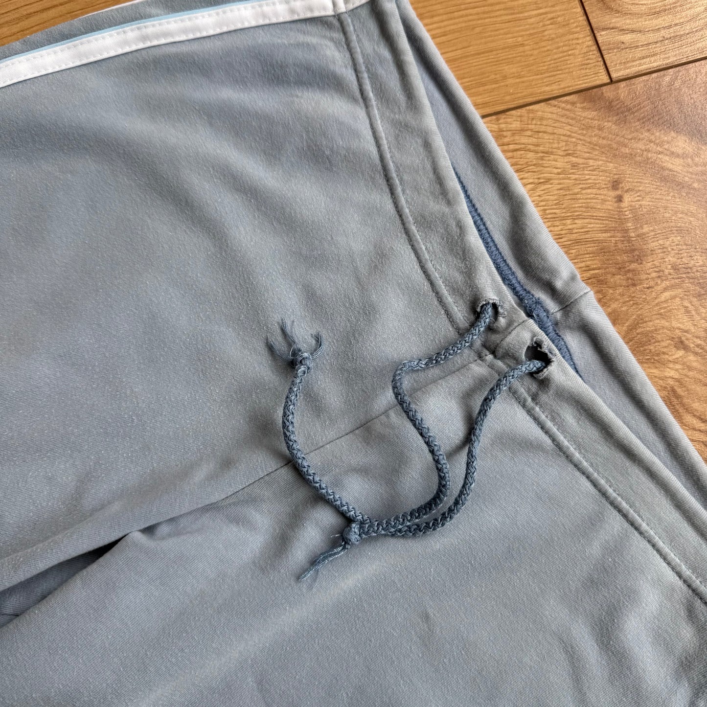 Blue/grey Adidas flared yoga pants - Size S