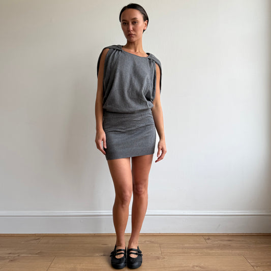 Grey knit Miss Sixty dress - Size S