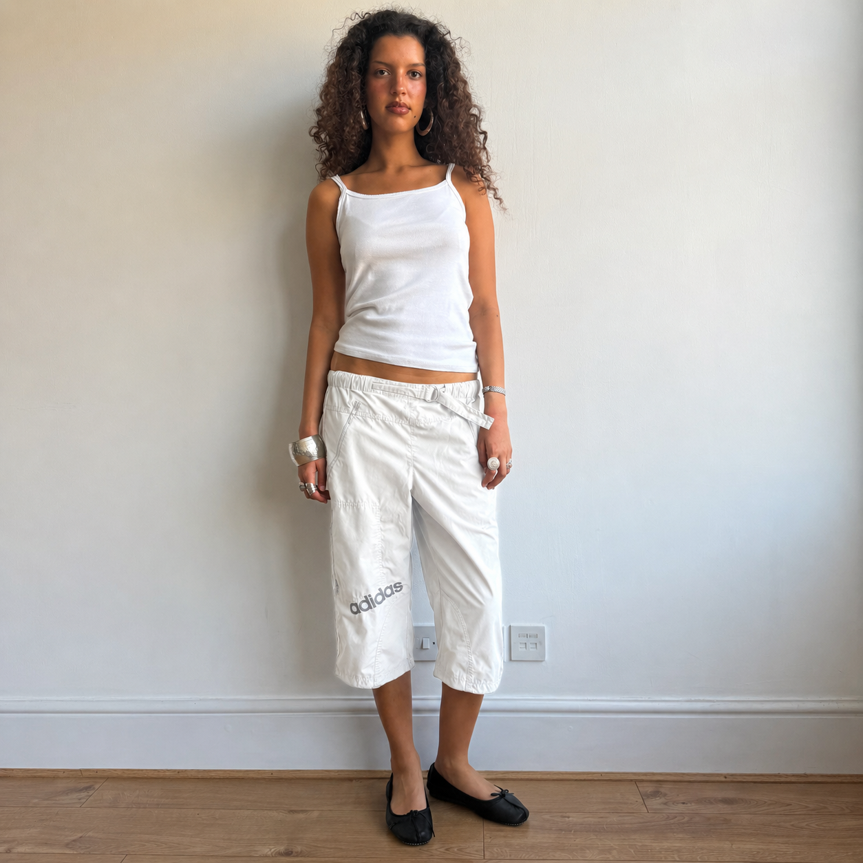 Off white Adidas belt capris - Size M