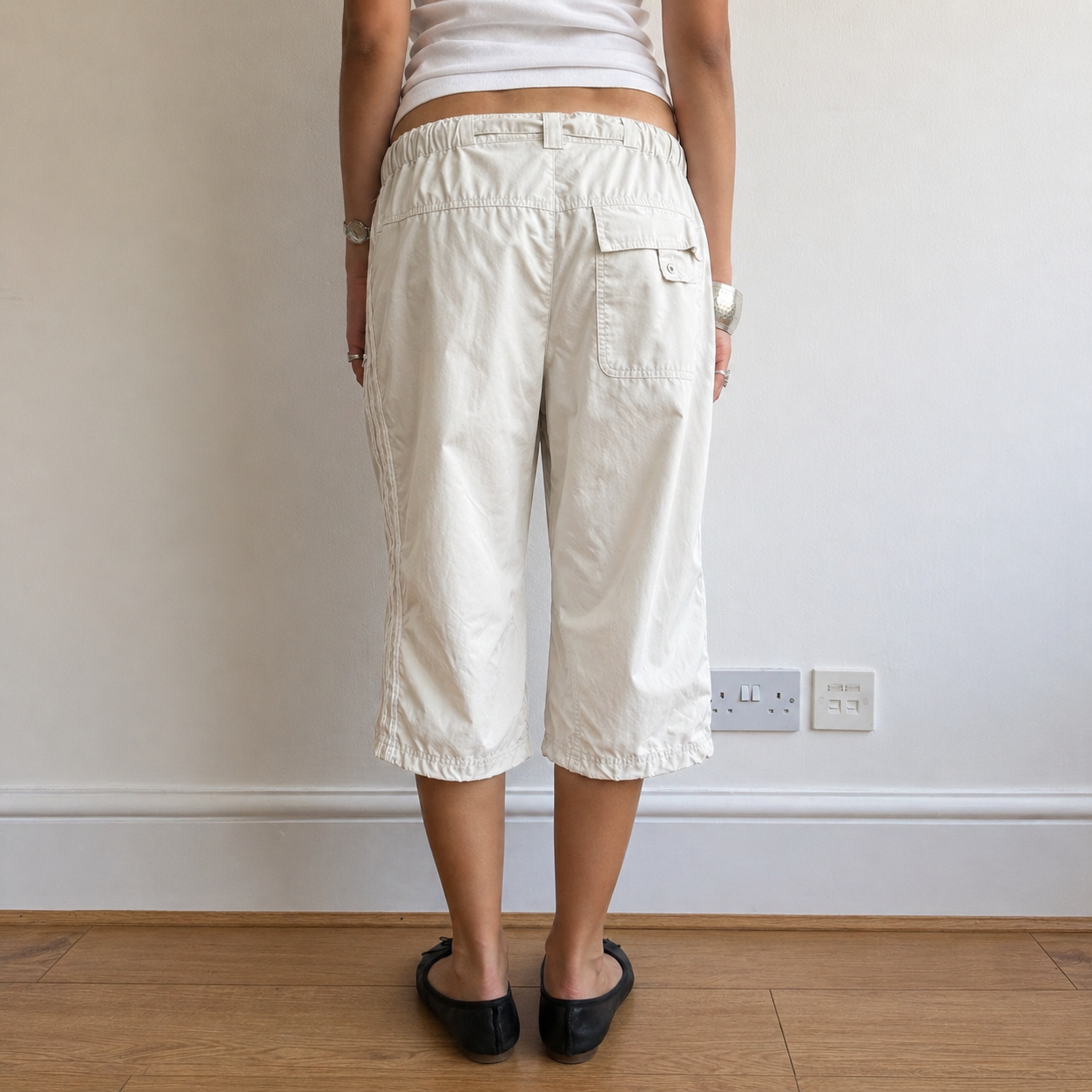 Off white Adidas belt capris - Size M