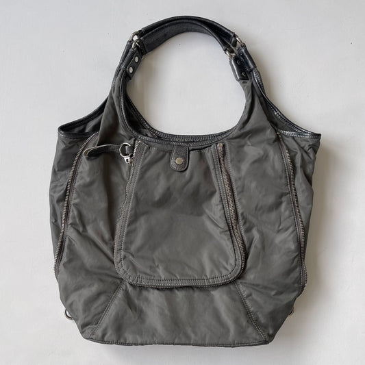 Grey gorpcore bag