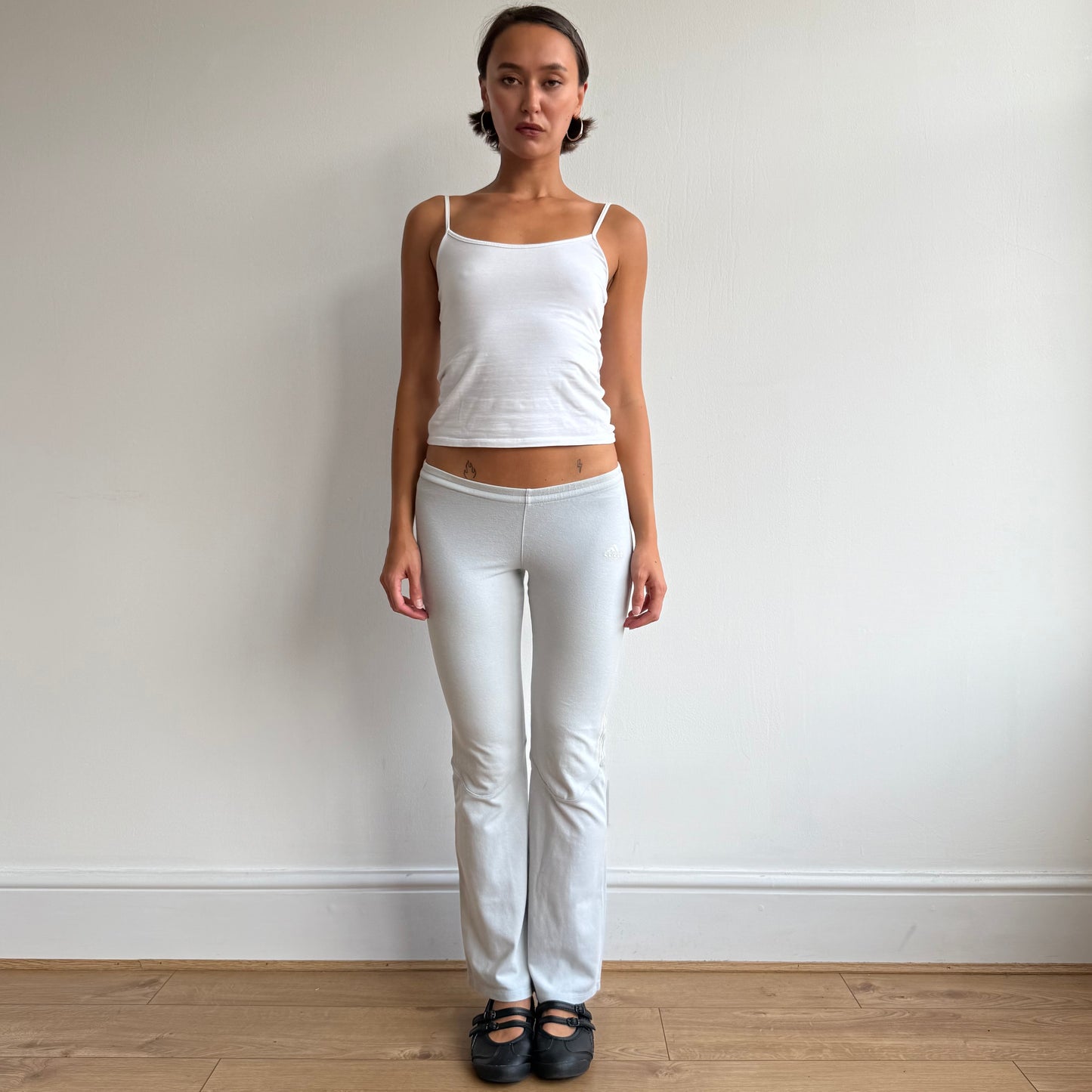 Baby blue Adidas flared yoga pants - Size XS