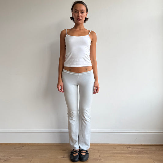 Baby blue Adidas flared yoga pants - Size XS