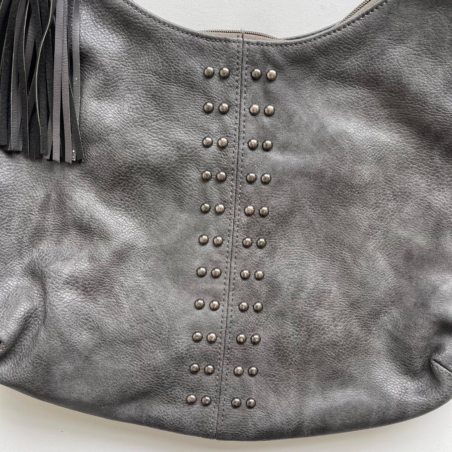 Studded grey bag - OS