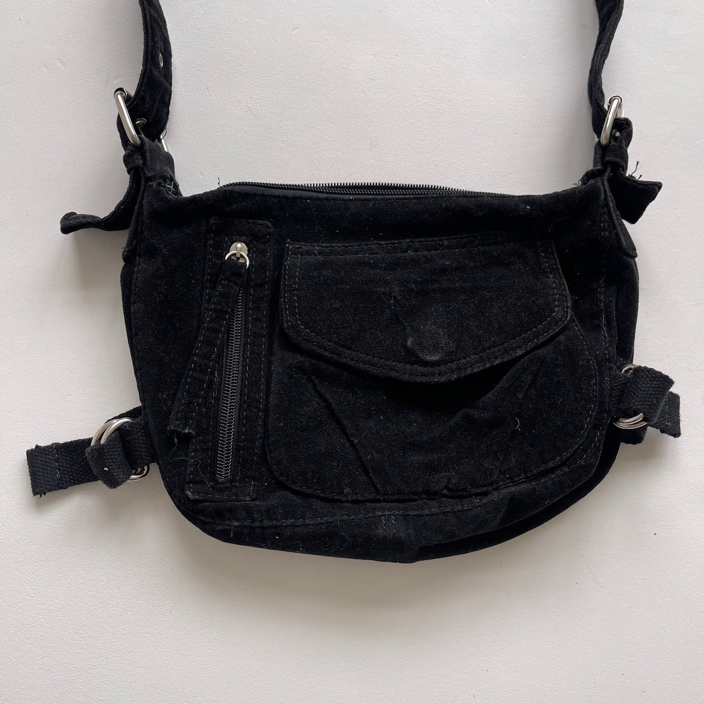 Black buckle bag - OS