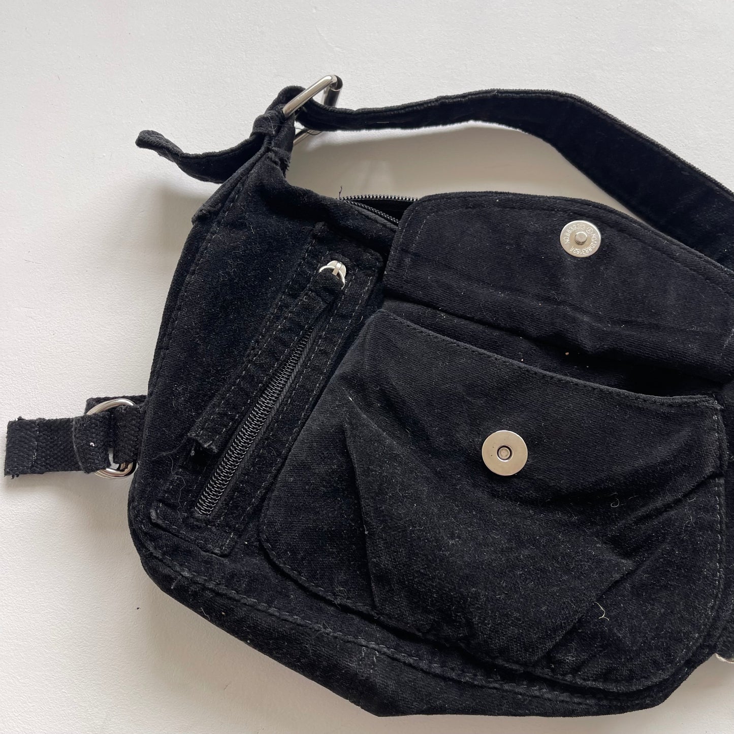 Black buckle bag - OS